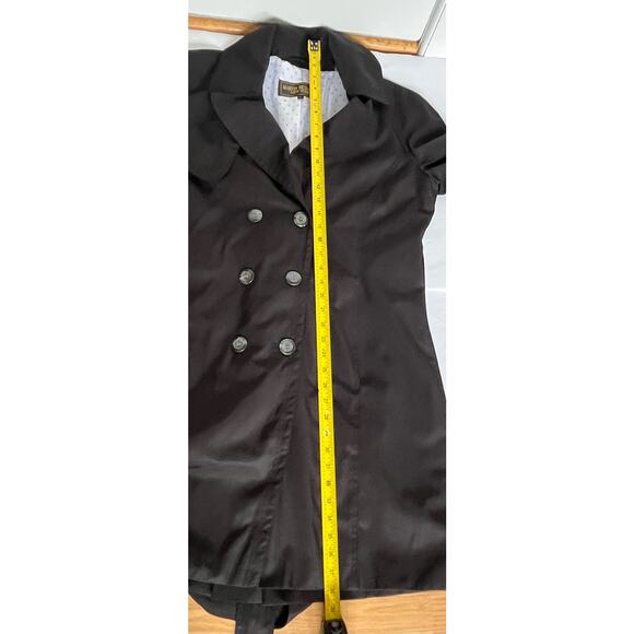 Marvin Richards black trench coat size XL - Picture 6 of 9